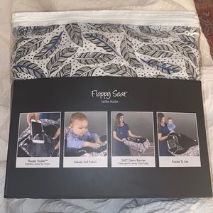 Floppy seat restaurant high chair cover